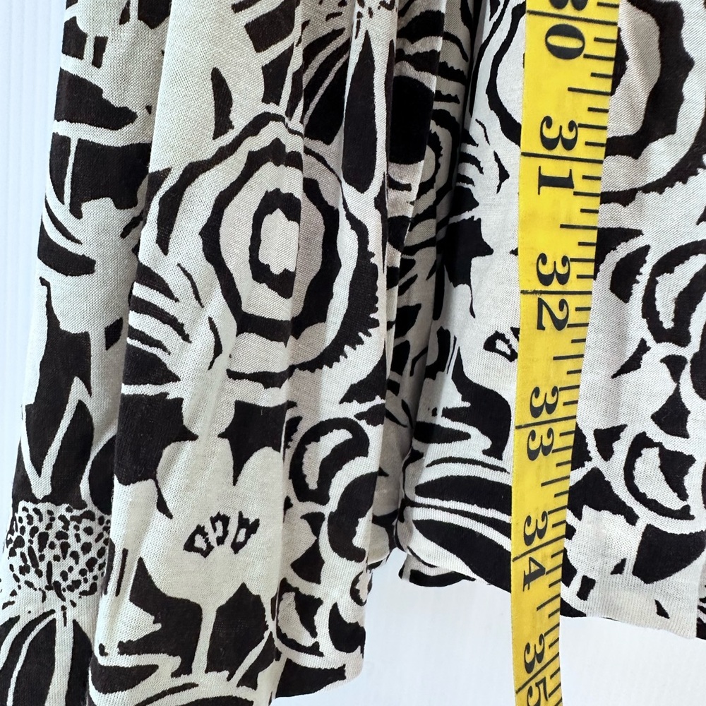 Banana Republic Dress Wrap Size XS Silk Linen Blend Feminine‎ Safari Beach - Picture 7 of 10